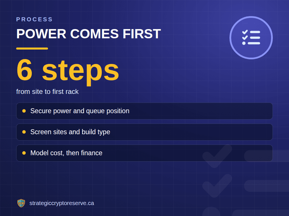 Power comes first: from site to first rack
