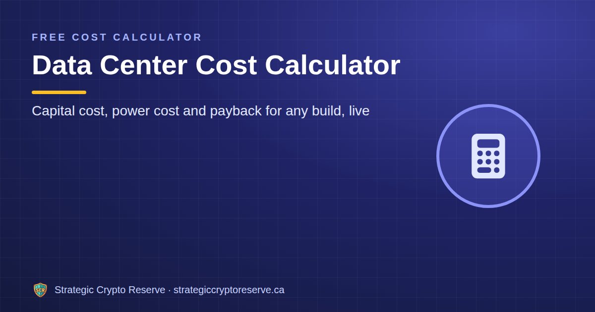 Data Center Cost Calculator