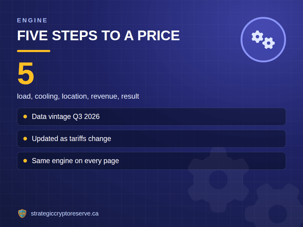 Five steps to a price: load, cooling, location, revenue, result