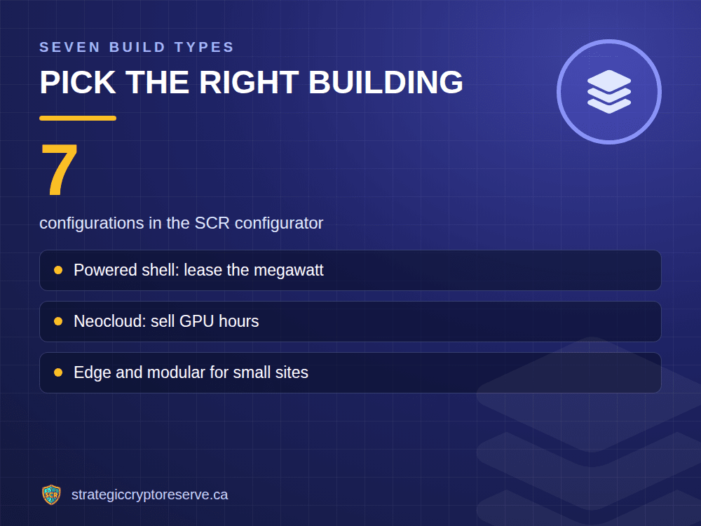 Pick the right building: configurations in the SCR configurator