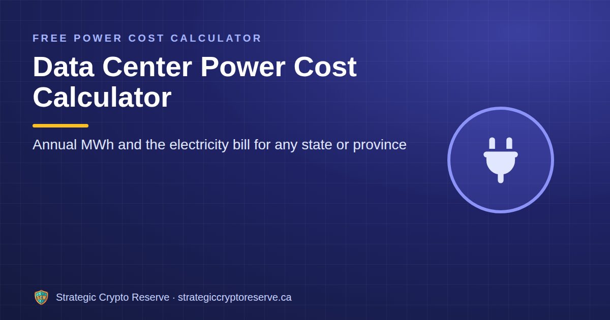Data Center Power Cost Calculator