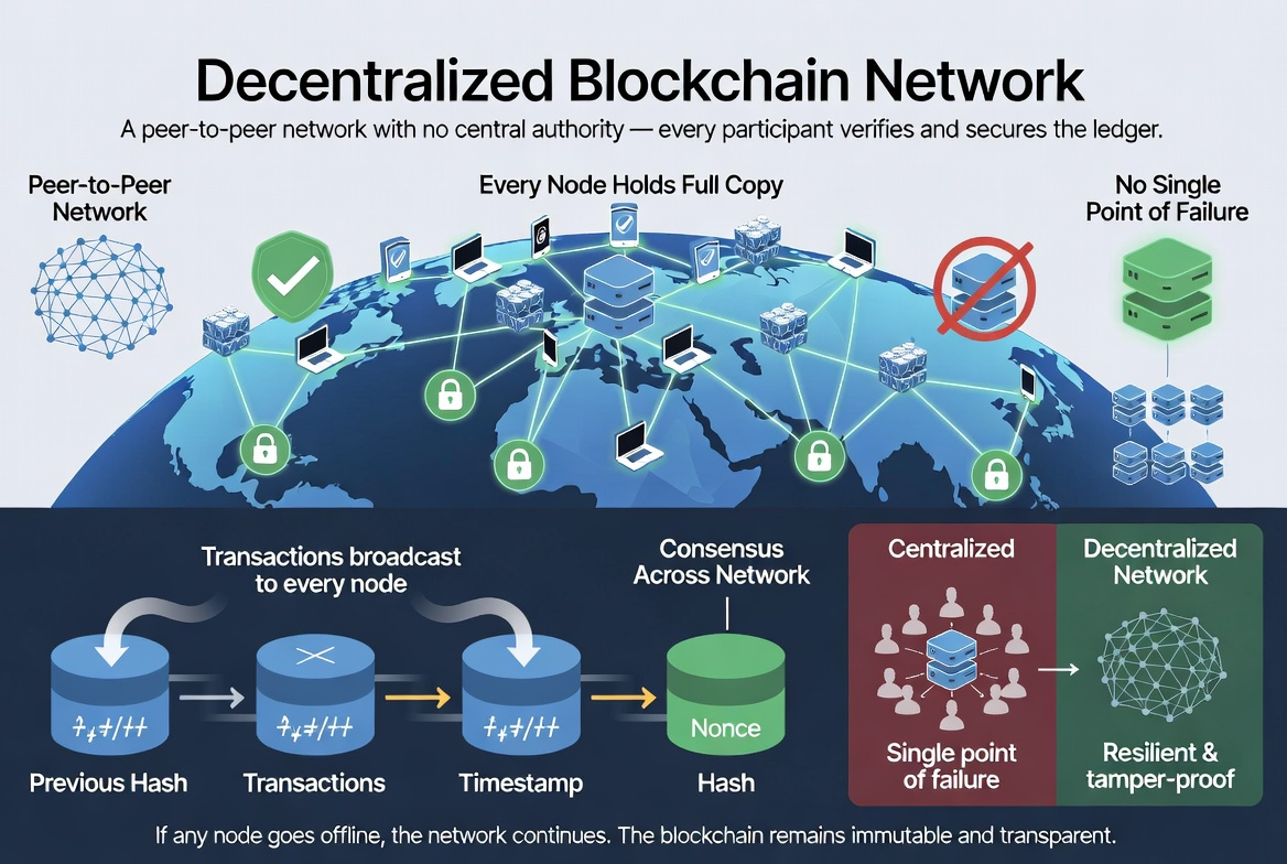 Decentralized Blockchain Network