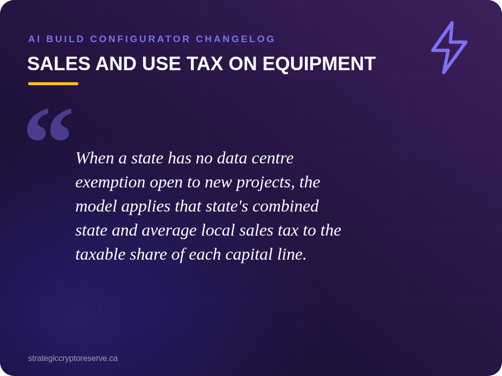 Power rate and queue: AI Build Configurator Changelog