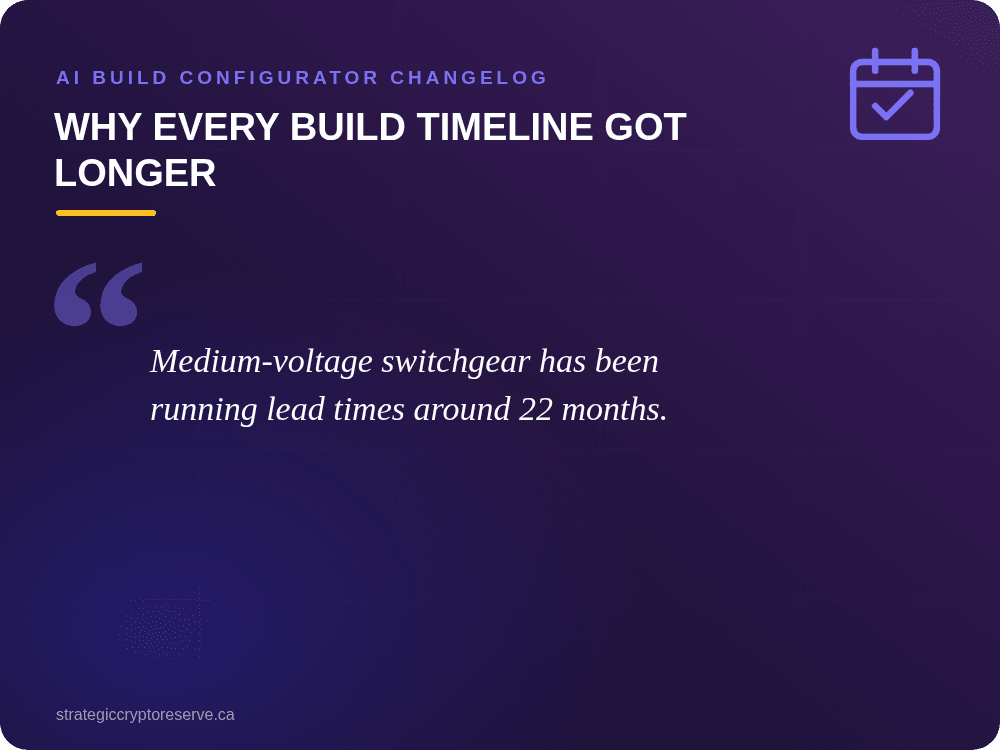 Why every build timeline got longer: AI Build Configurator Changelog