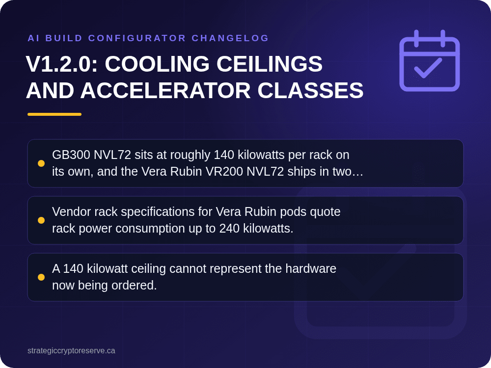 v1.2.0: Cooling Ceilings and Accelerator Classes: AI Build Configurator Changelog
