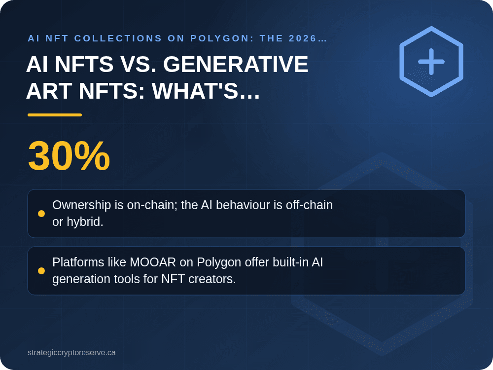 AI NFTs vs. Generative Art NFTs: What's Actually Different: AI NFT Collections on Polygon: The 2026 Landscape
