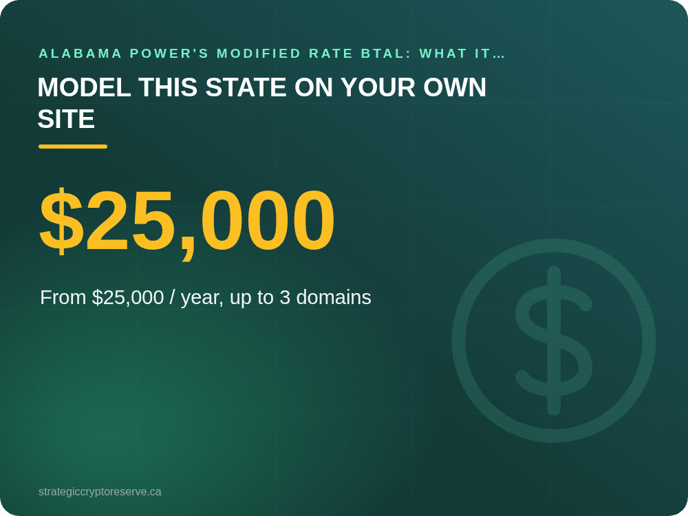 Model This State on Your Own Site: Alabama Power's Modified Rate BTAL: What It Means for AI Data Center Siting in Alabama