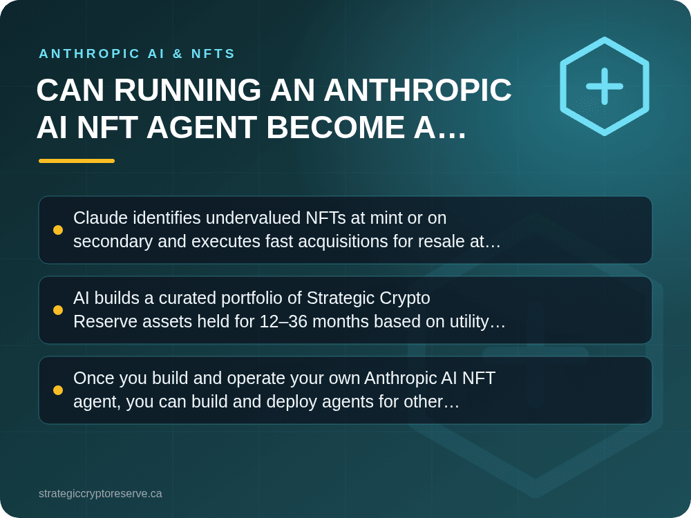 Can Running an Anthropic AI NFT Agent Become a Full-Time Job?: Anthropic AI & NFTs