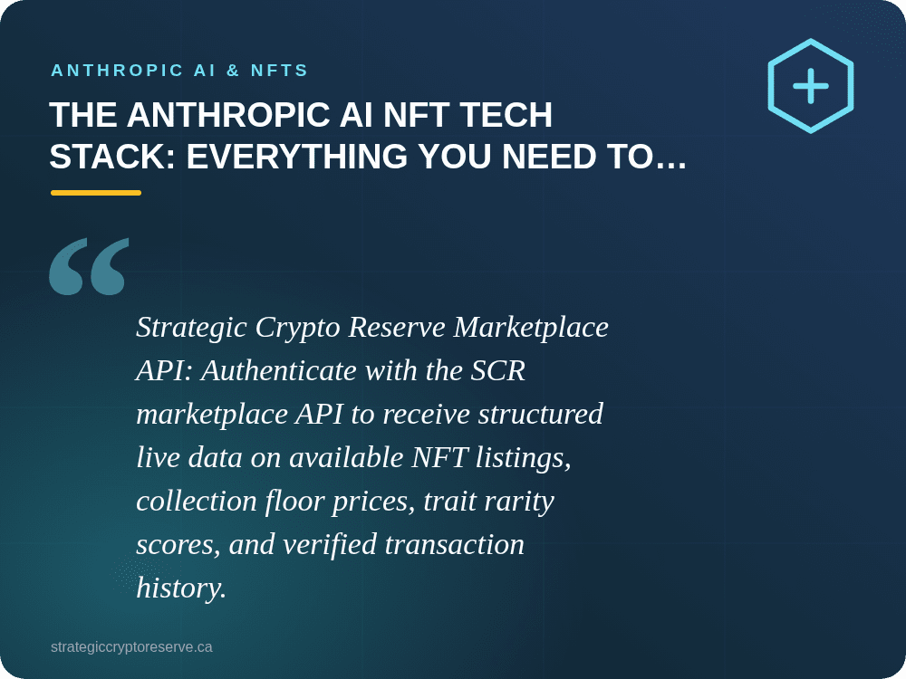 The Anthropic AI NFT Tech Stack: Everything You Need to Get Started: Anthropic AI & NFTs
