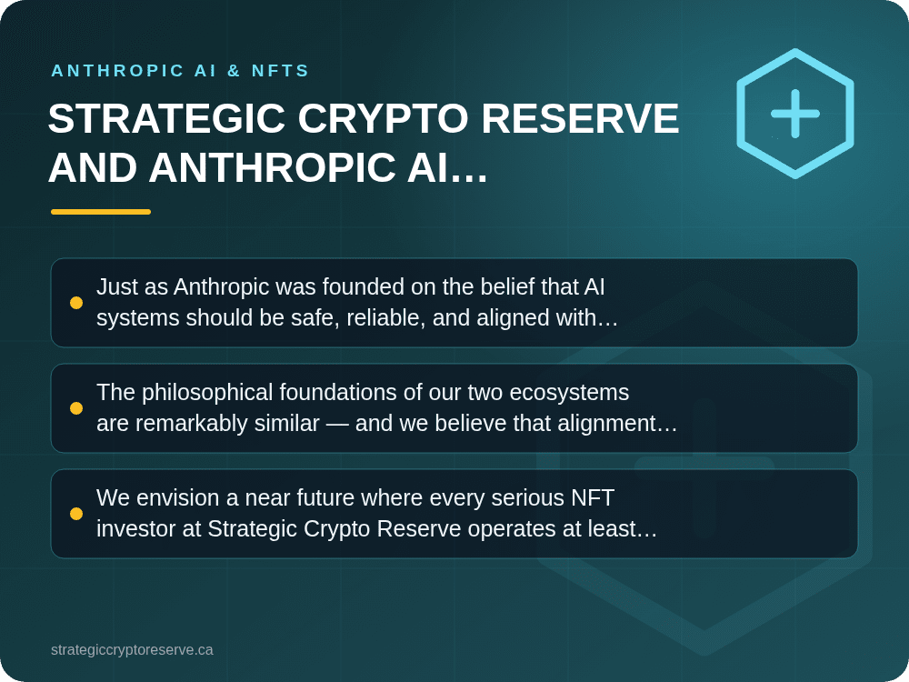 Strategic Crypto Reserve and Anthropic AI: Building the Future of Digital Asset Ownership: Anthropic AI & NFTs