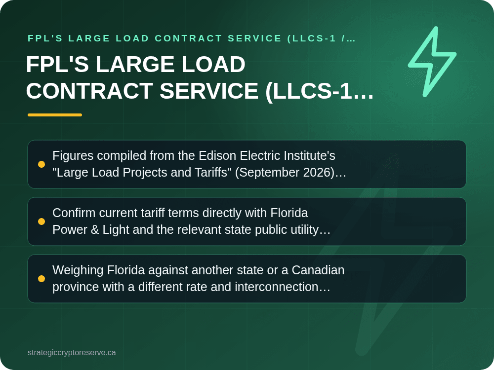 FPL's Large Load Contract Service (LLCS-1 / LLCS-2): FPL's Large Load Contract Service (LLCS-1 / LLCS-2): What It Means for AI Data Center Siting in Florida