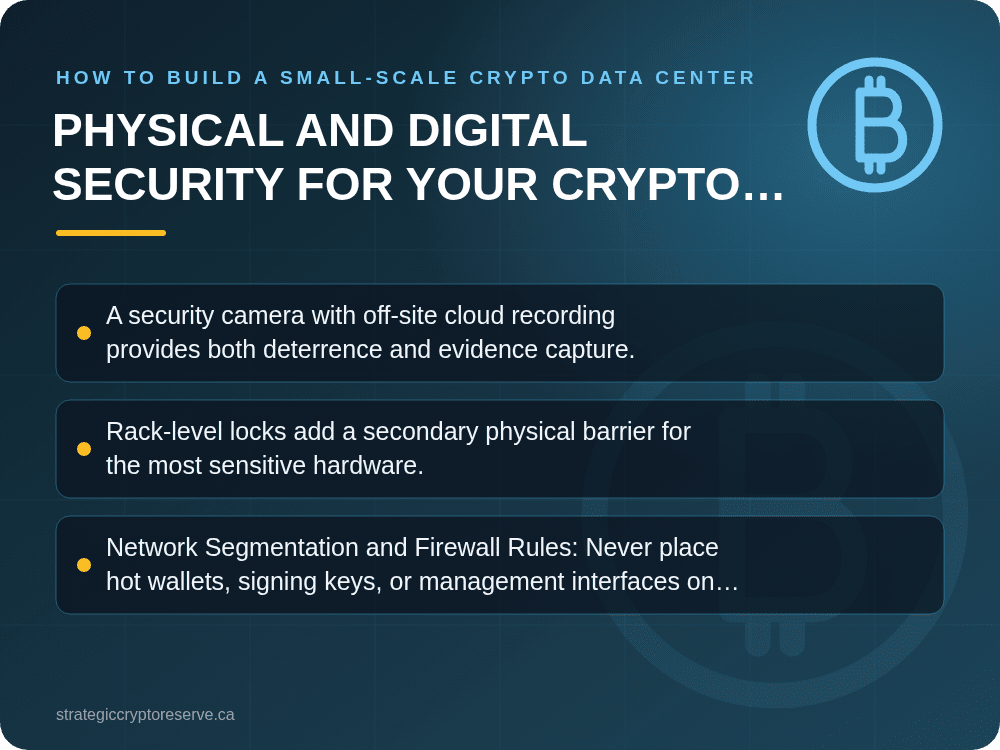 Physical and Digital Security for Your Crypto Data Center: How to Build a Small-Scale Crypto Data Center