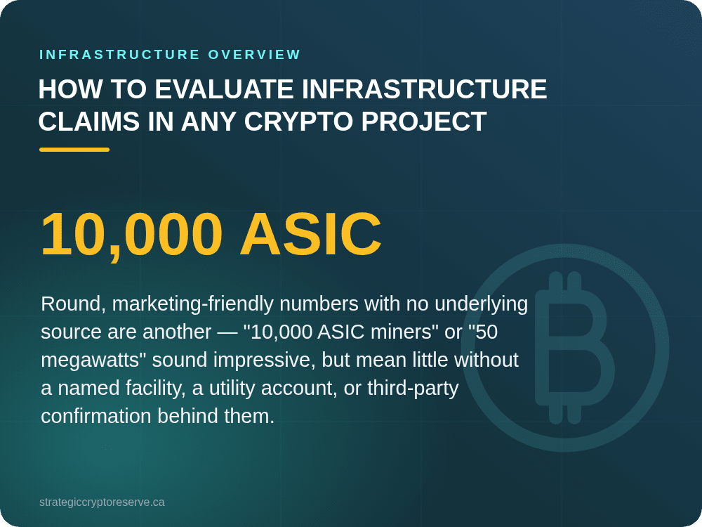 How to Evaluate Infrastructure Claims in Any Crypto Project: Infrastructure Overview