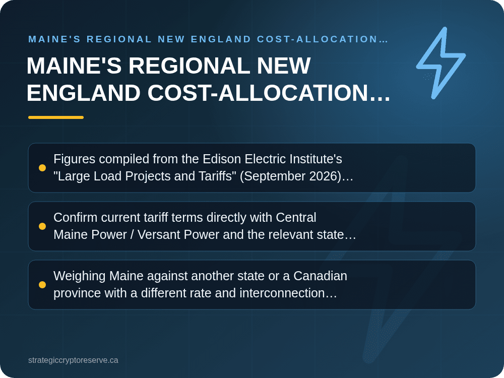Maine's Regional New England Cost-Allocation Exposure: Maine's Regional New England Cost-Allocation Exposure: What It Means for AI Data Center Siting in Maine
