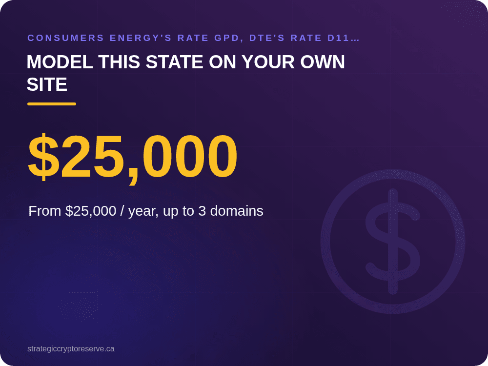 Model This State on Your Own Site: Consumers Energy's Rate GPD, DTE's Rate D11 and I&M's Tariff LP: What It Means for AI Data Center Siting in Michigan