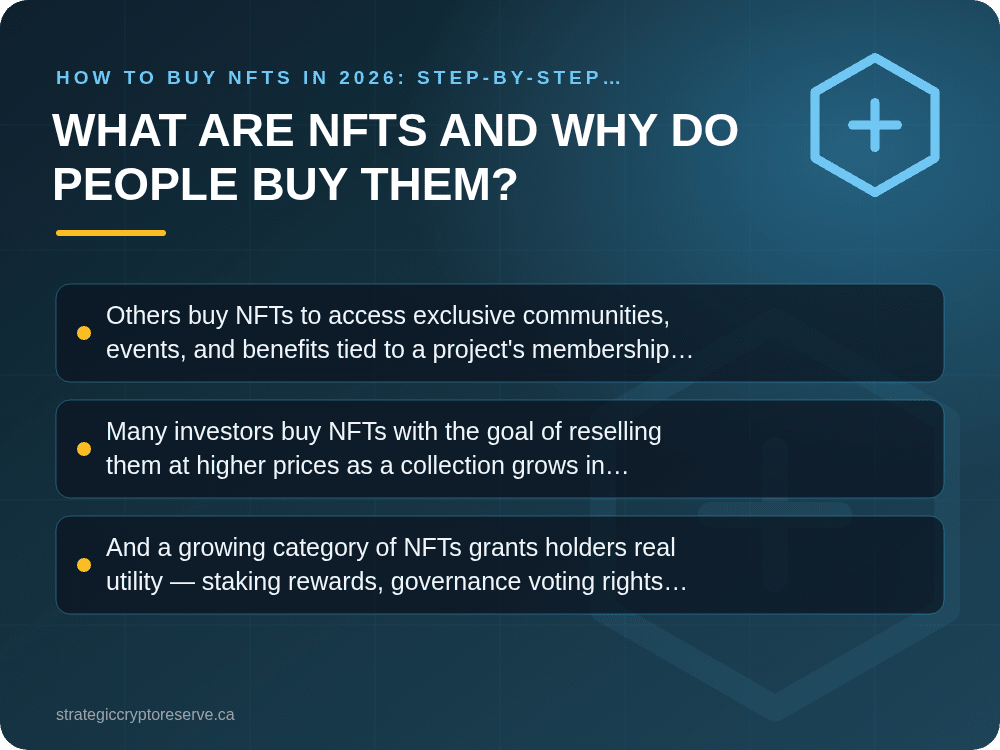 What Are NFTs and Why Do People Buy Them?: How to Buy NFTs in 2026: Step-by-Step Beginner's Guide