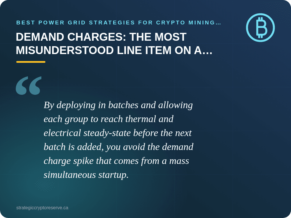 Demand Charges: The Most Misunderstood Line Item on a Vancouver Mining Electricity Bill: Best Power Grid Strategies for Crypto Mining in Vancouver (2026)
