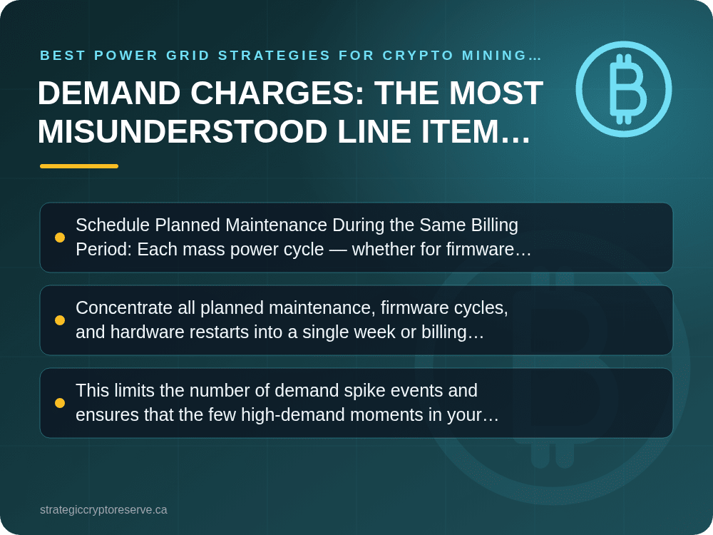 Demand Charges: The Most Misunderstood Line Item on a Vancouver Mining Electricity Bill: Best Power Grid Strategies for Crypto Mining in Vancouver (2026)