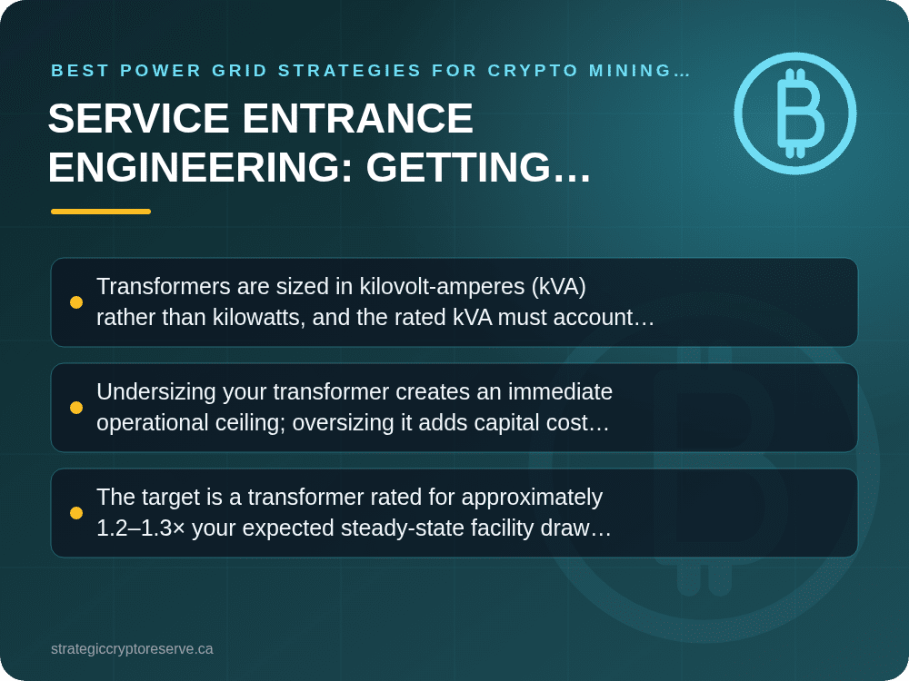 Service Entrance Engineering: Getting Your Grid Connection Right From the Start: Best Power Grid Strategies for Crypto Mining in Vancouver (2026)