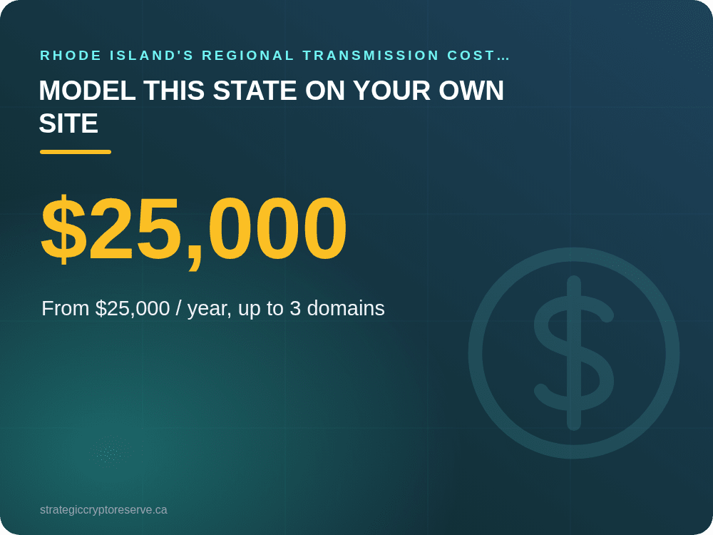 Model This State on Your Own Site: Rhode Island's Regional Transmission Cost Exposure: What It Means for AI Data Center Siting in Rhode Island