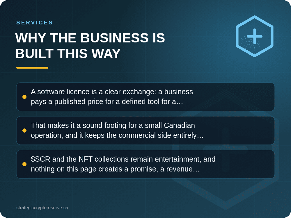 Why the Business Is Built This Way: Services