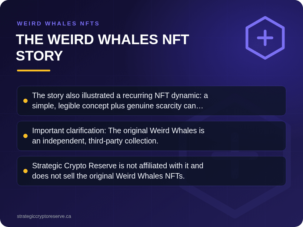 The Weird Whales NFT Story: Weird Whales NFTs