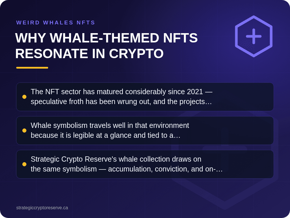 Why Whale-Themed NFTs Resonate in Crypto: Weird Whales NFTs