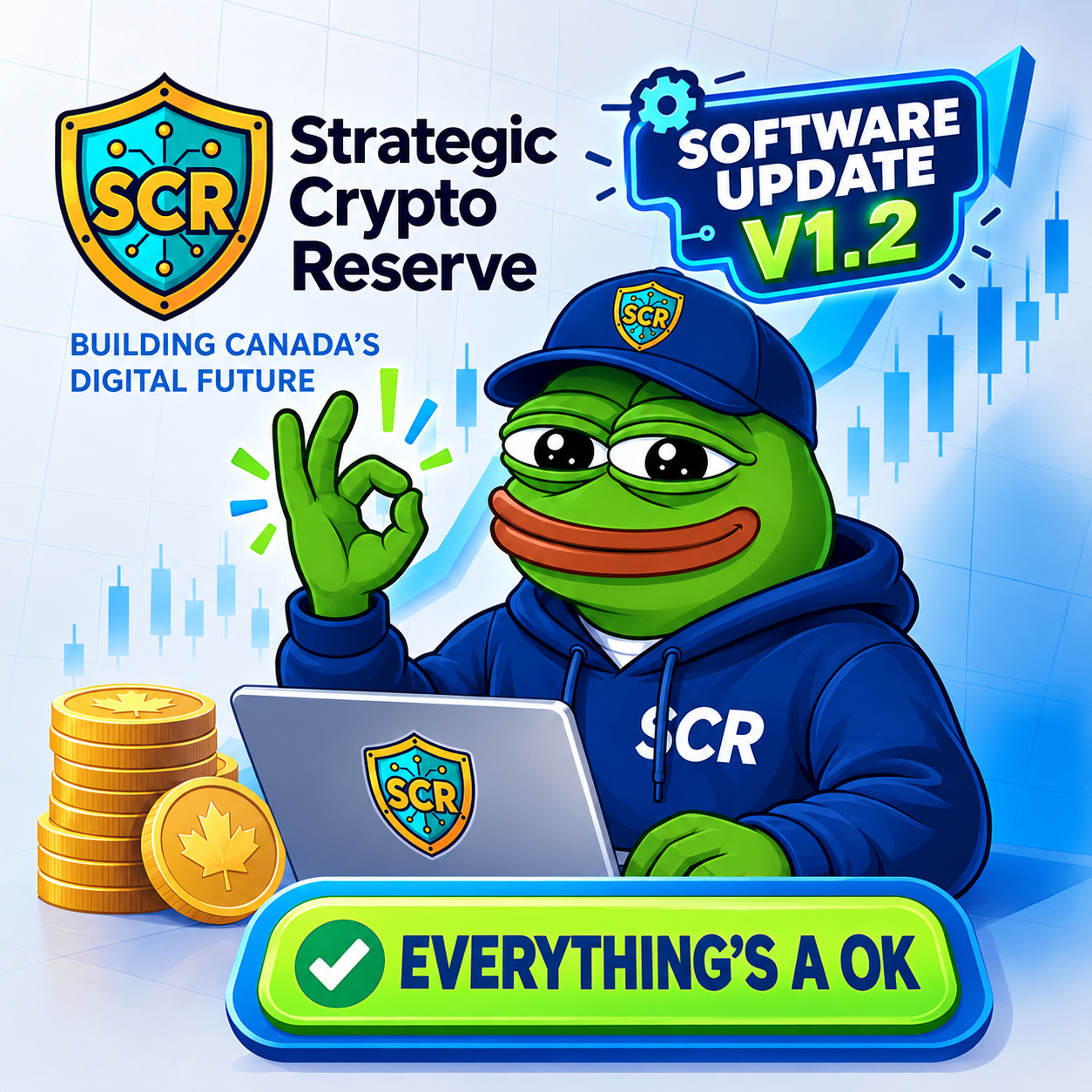 Strategic Crypto Reserve mascot — Software Update V1.2