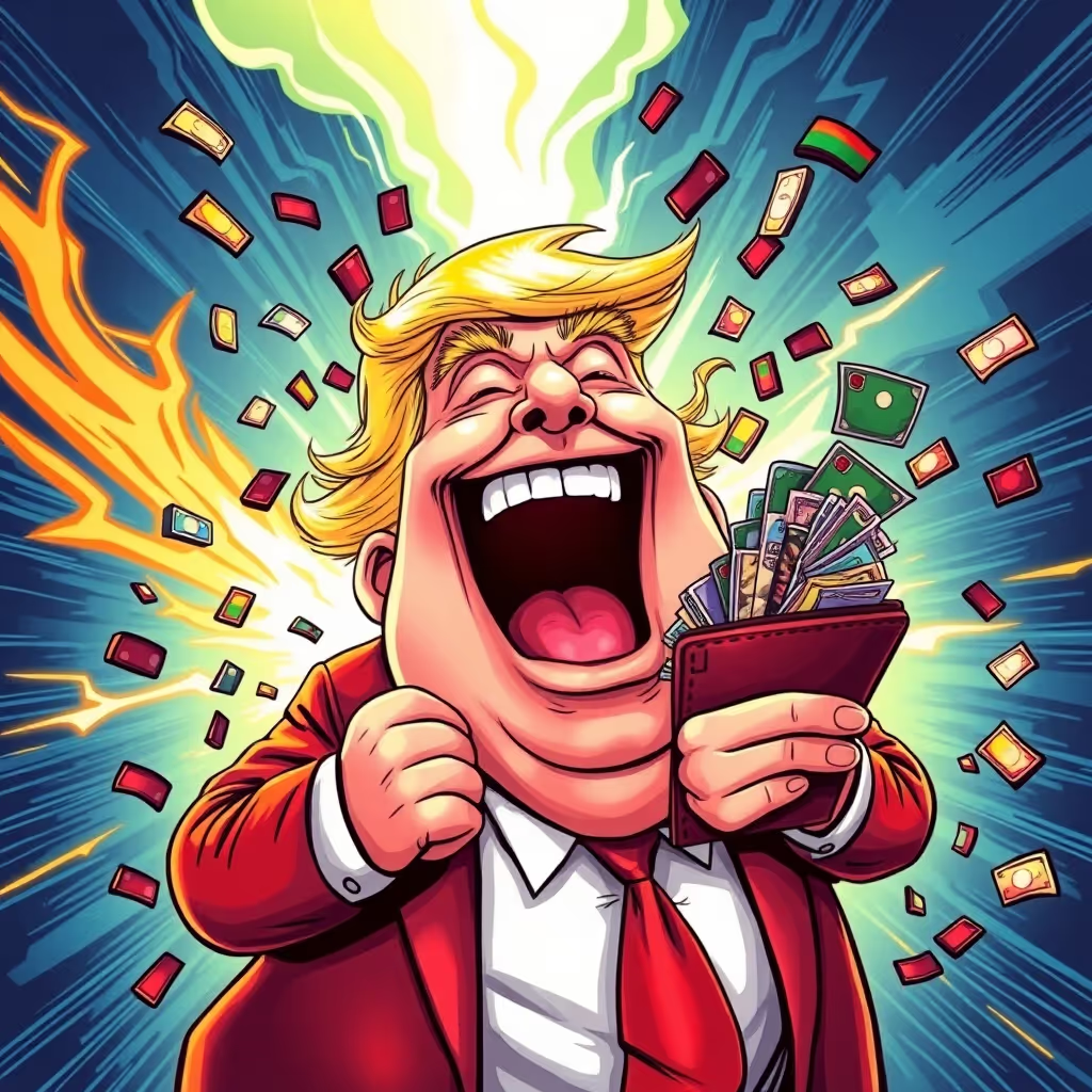 Trump NFT Polygon artwork