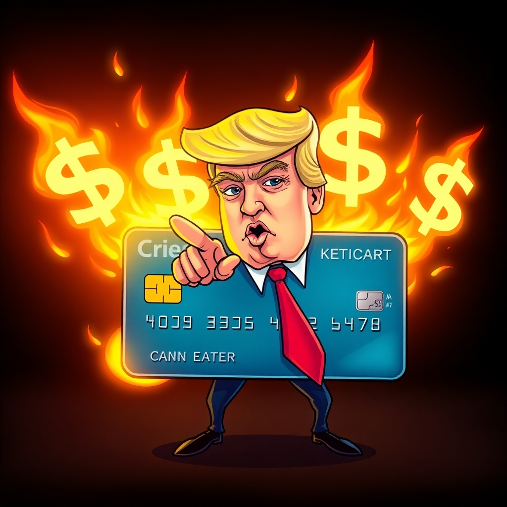 Trump credit card interest nft